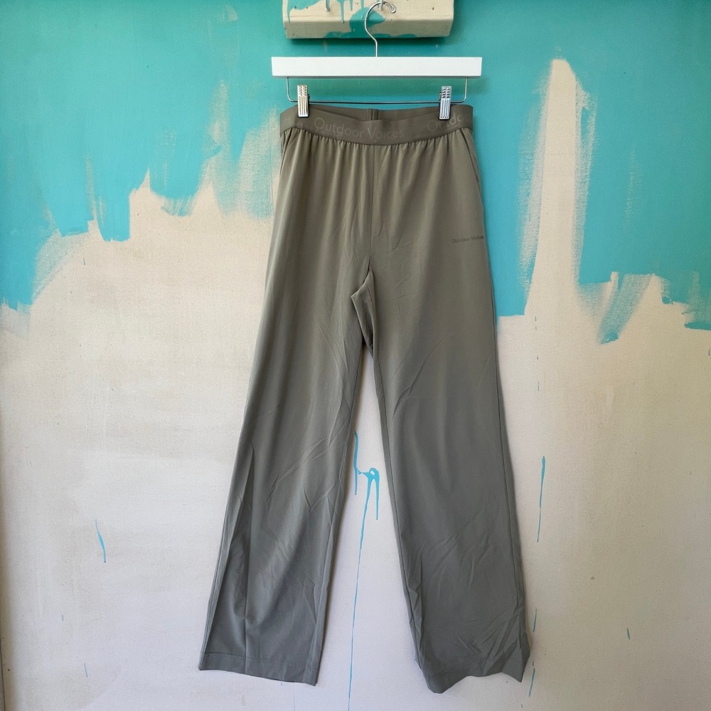 Outdoor Voices Pants‎ Brown Elastic Waist Sweats Size S 2023 Casual Outdoor Wear